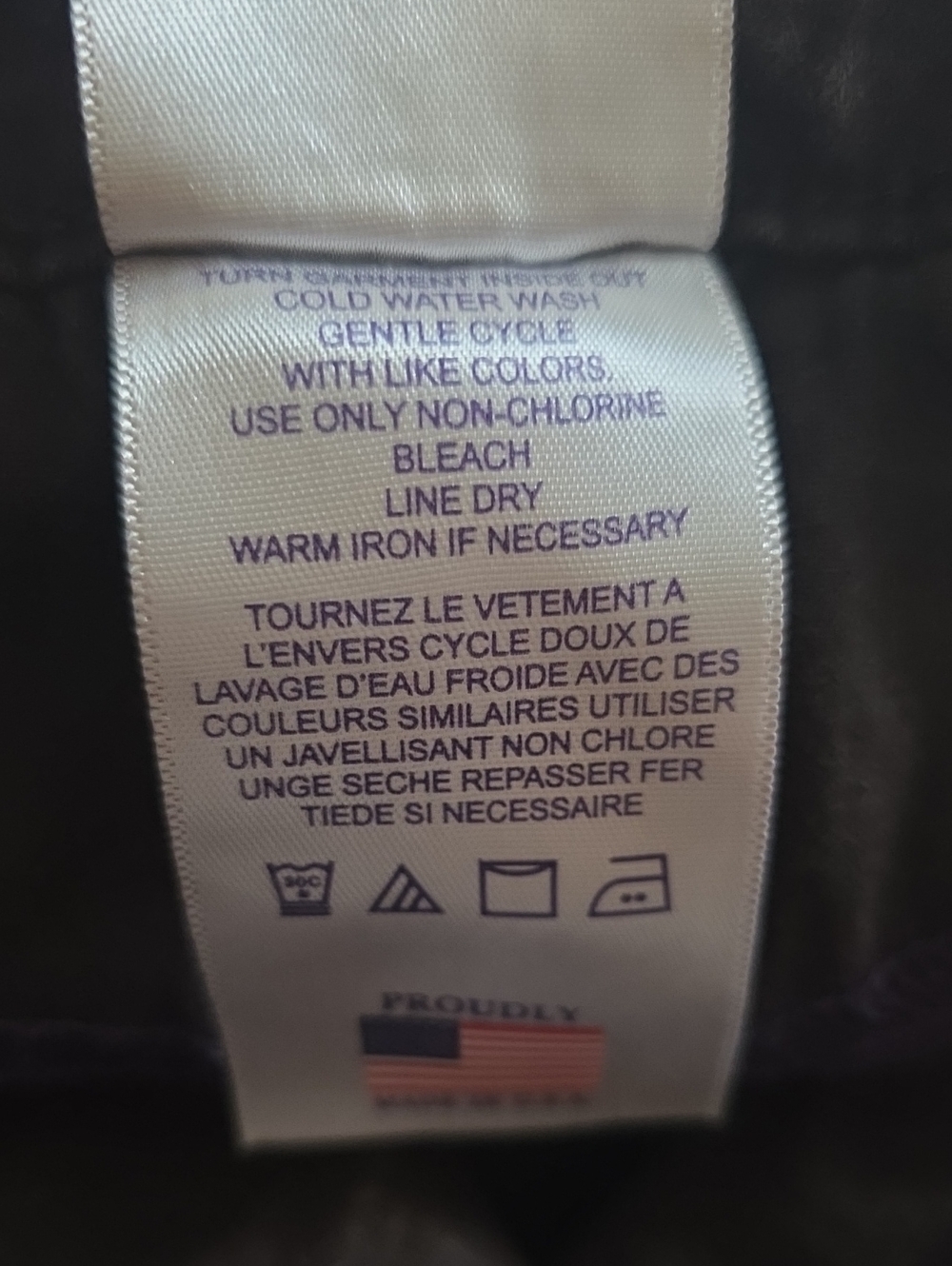 Jeans Dark Wash Made In The USA Size 8 Womens - Picture 7 of 10